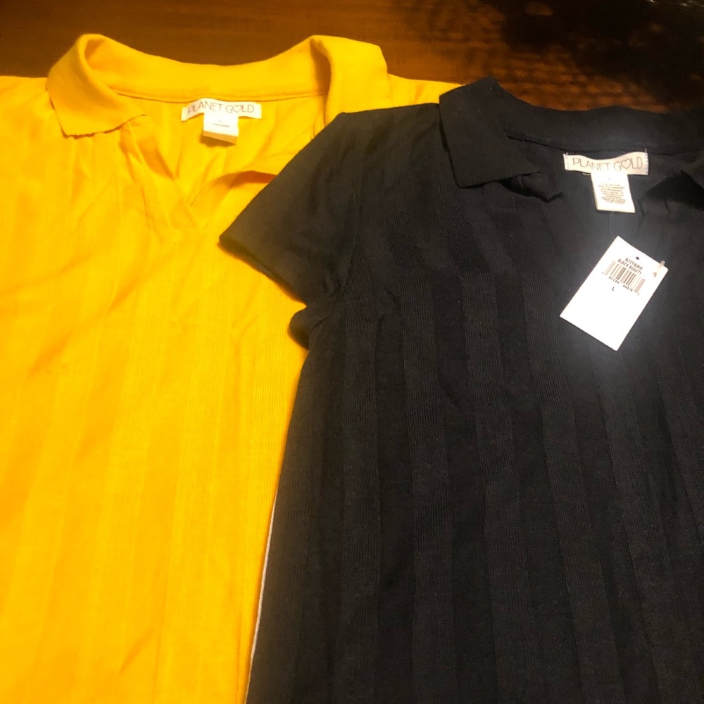 NWT lot of 2 cropped ribbed Tops